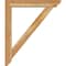 Ekena Millwork Traditional Slat Rough Sawn Bracket w/ Offset Brace, Western Red Cedar, 6"W x 34"D x 40"H BKT0604X34X40TRA06RWR - alternate 3